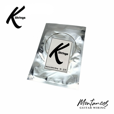 K-Strings Electric Guitar 1pc Single String – Replacement Strings for .009 / .010 / .011 Gauge | High-Quality, Affordable, Smooth Tone | Made in Korea