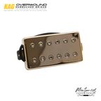 Montances KAG Anniversary Limited Edition Pale Gold color, British Silver material Overwound Humbucker Pickup | Alnico 8 | Bridge position