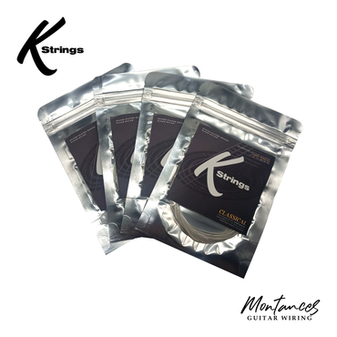 K Strings Classical Series | Silver-Plated Copper | Light, Medium, Med-Hard, Hard | Classical Guitar Strings