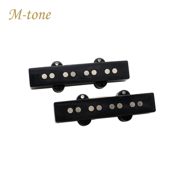 M-Tone Jazz Bass Pickups 4-String | Alnico 5 | Neck & Bridge | Articulate Growl & Punch