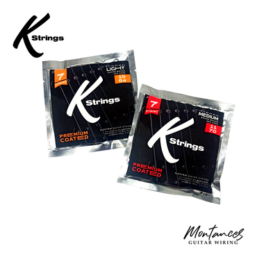 K Strings Premium Coated | 7-String | Nickel Wound | 10-64, 11-70 | Electric Guitar Strings