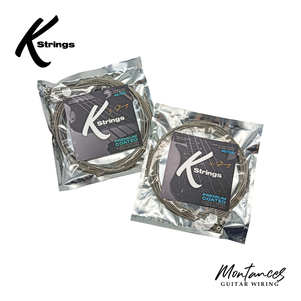 K Strings Premium Coated | Nickel Wound | 45-105, 45-130 | Bass Guitar ...