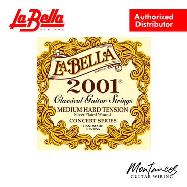 La Bella 2001 Classical - Medium Hard Tension - Classical Guitar Strings