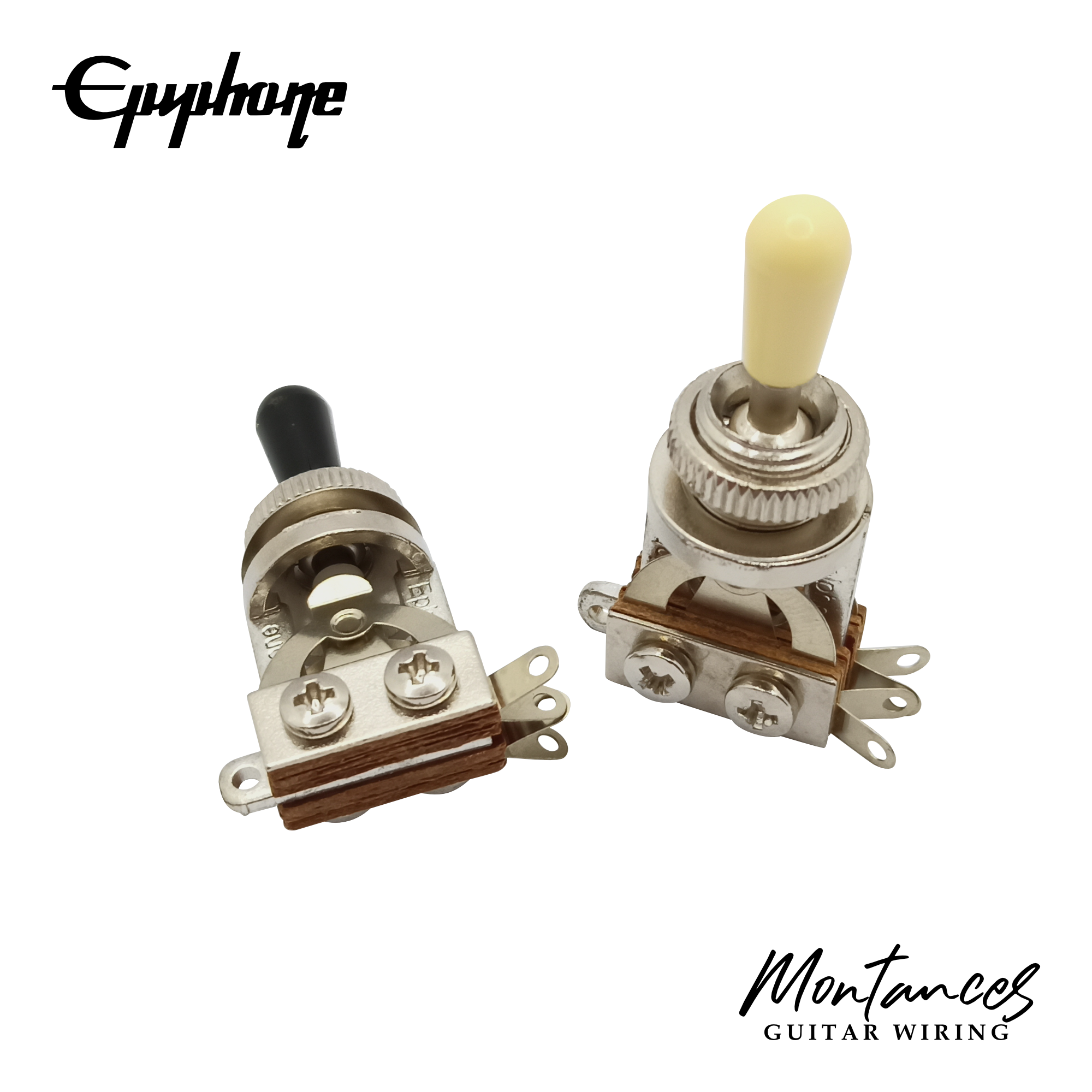 Genuine Epiphone 3-Way Pickup Selector Toggle Switch – Short Type – For Les Paul, SG, PRS & More!