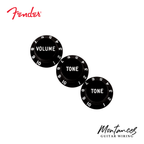 Fender® Stratocaster Knobs Push-on type, 1 volume 2 tone (Made In USA)