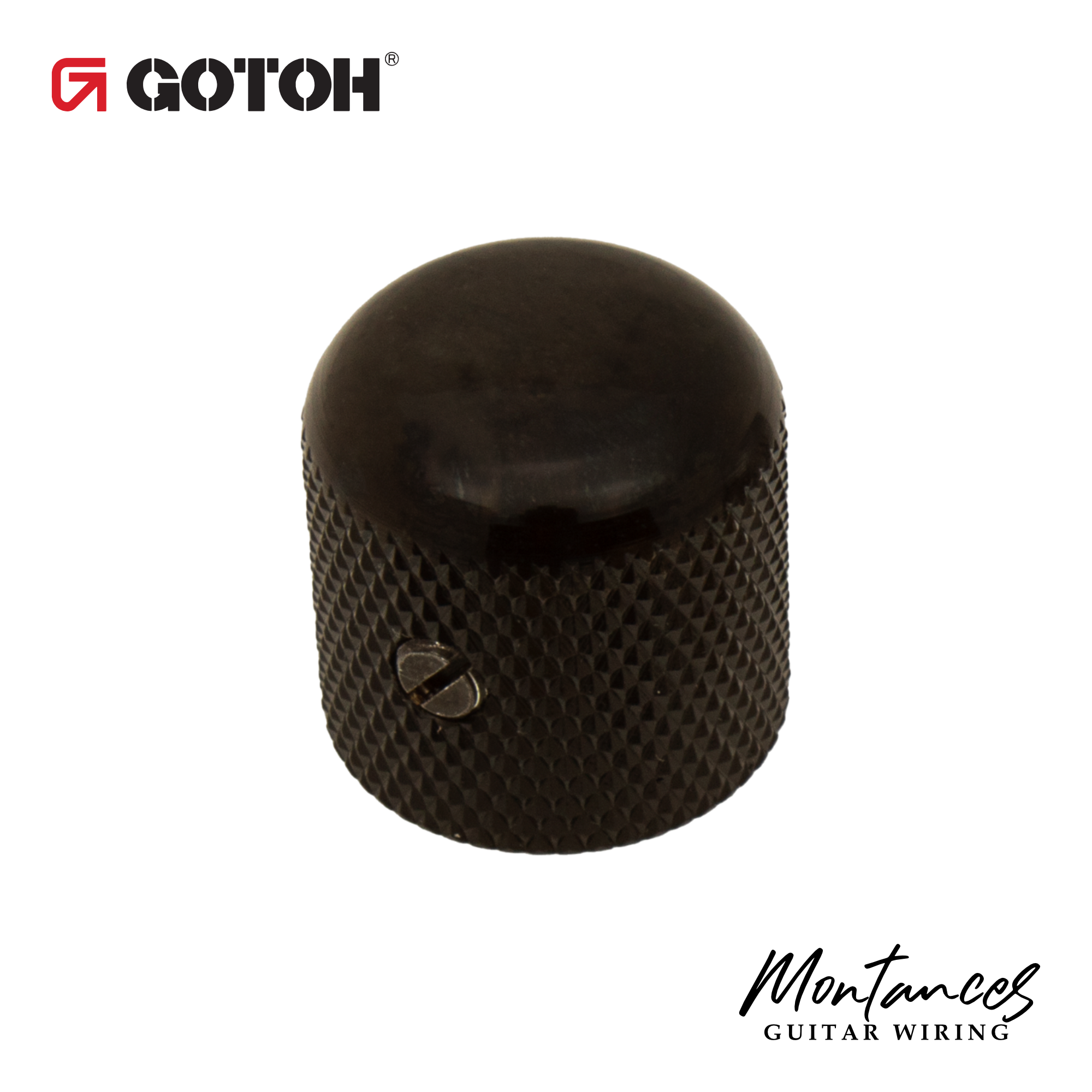 Gotoh® Metal Knobs for 6.35mm (1/4") Solid Shaft Pots