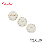 Fender® Stratocaster Knobs Push-on type, 1 volume 2 tone (Made In USA)
