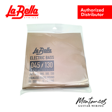 La Bella RX-S5D Rx Stainless , 45-65-85-105-130 - Bass Guitar Strings