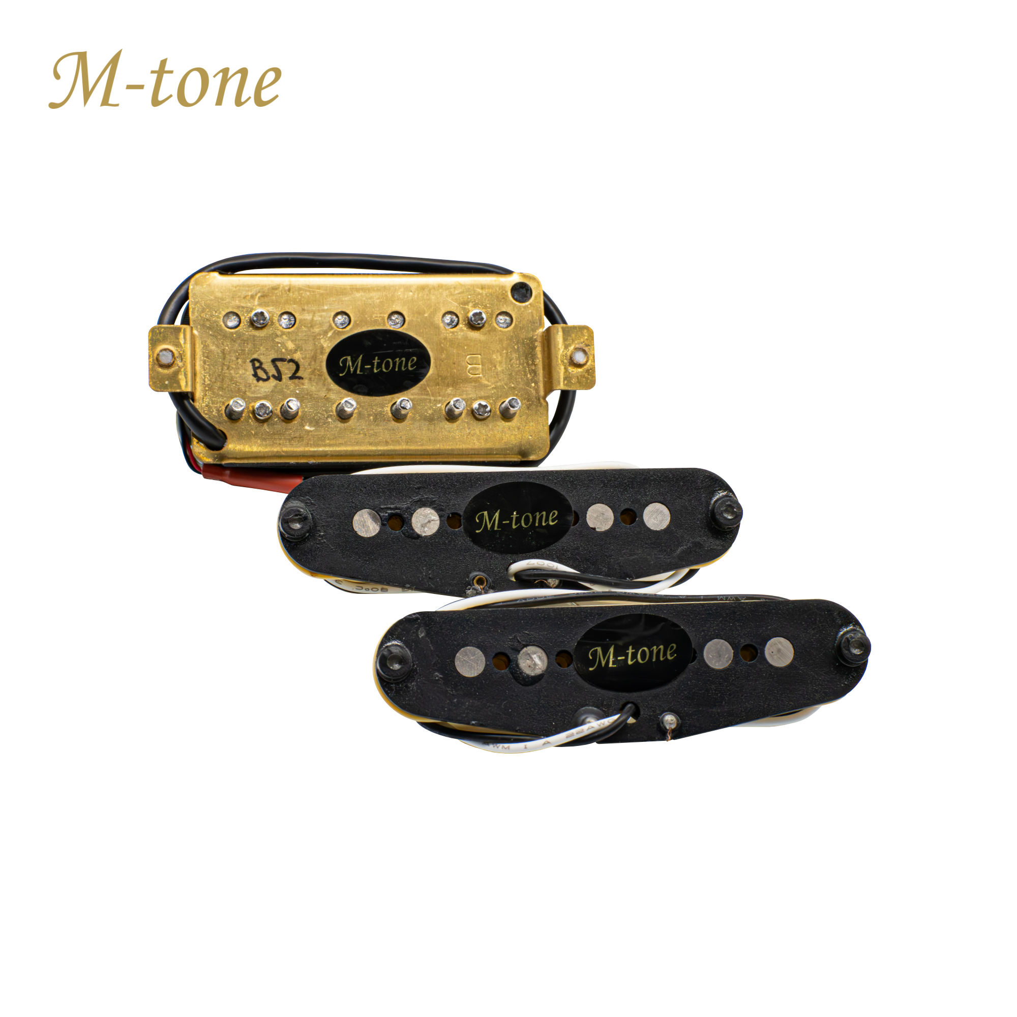 M-Tone HSS Strat Pickup Set | Alnico 2 | Calibrated Set | Warm Vintage Versatility