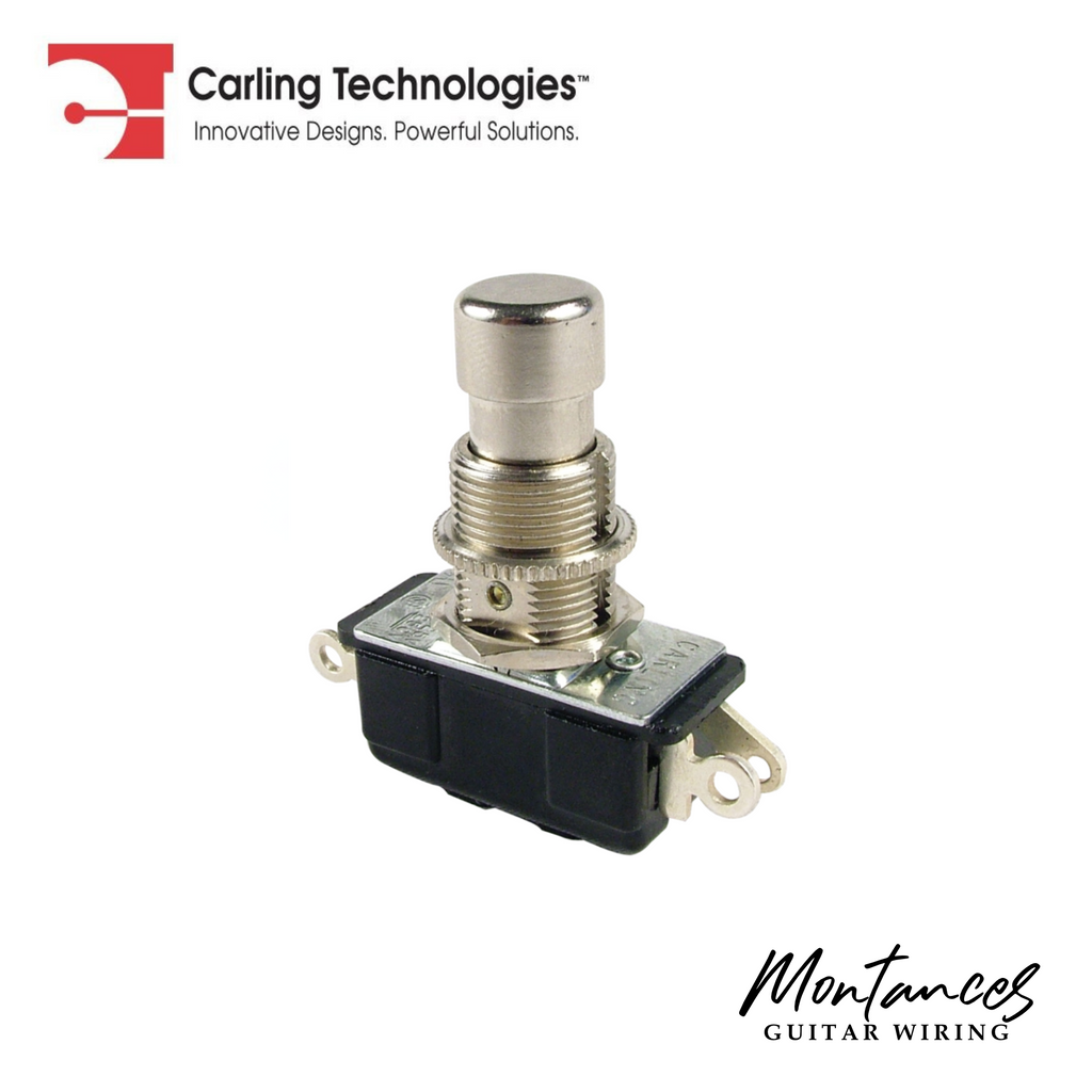 Footswitch - Carling 112-P, SPDT Latching Footswitch for Guitar Pedals ...