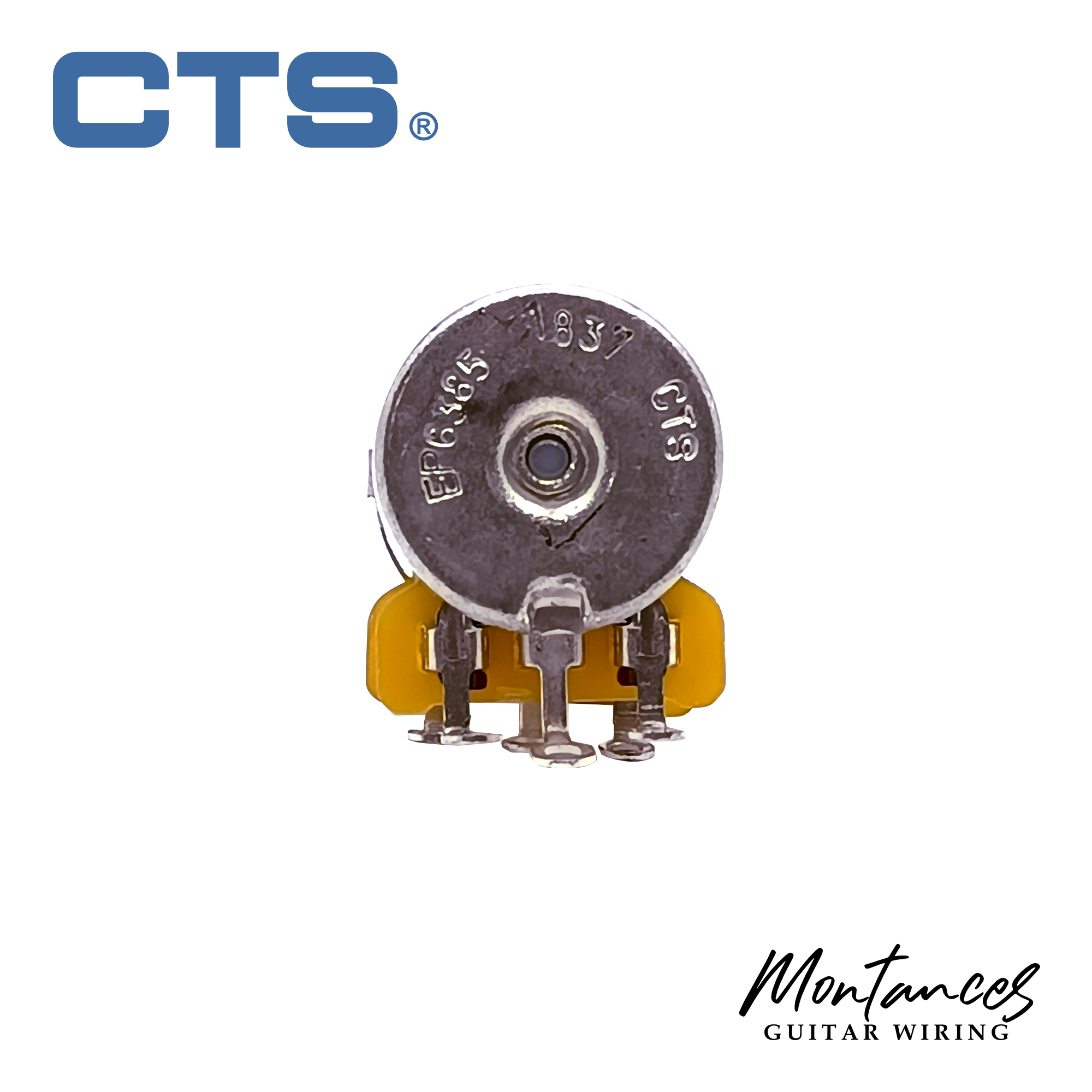 CTS Balance-Blend Dual Gang Potentiometer with  center detent linear taper split shaft  24 splines