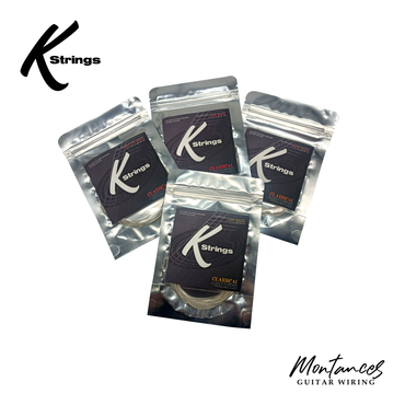 K Strings Classical Series | Silver-Plated Copper | Light, Medium, Med-Hard, Hard | Classical Guitar Strings