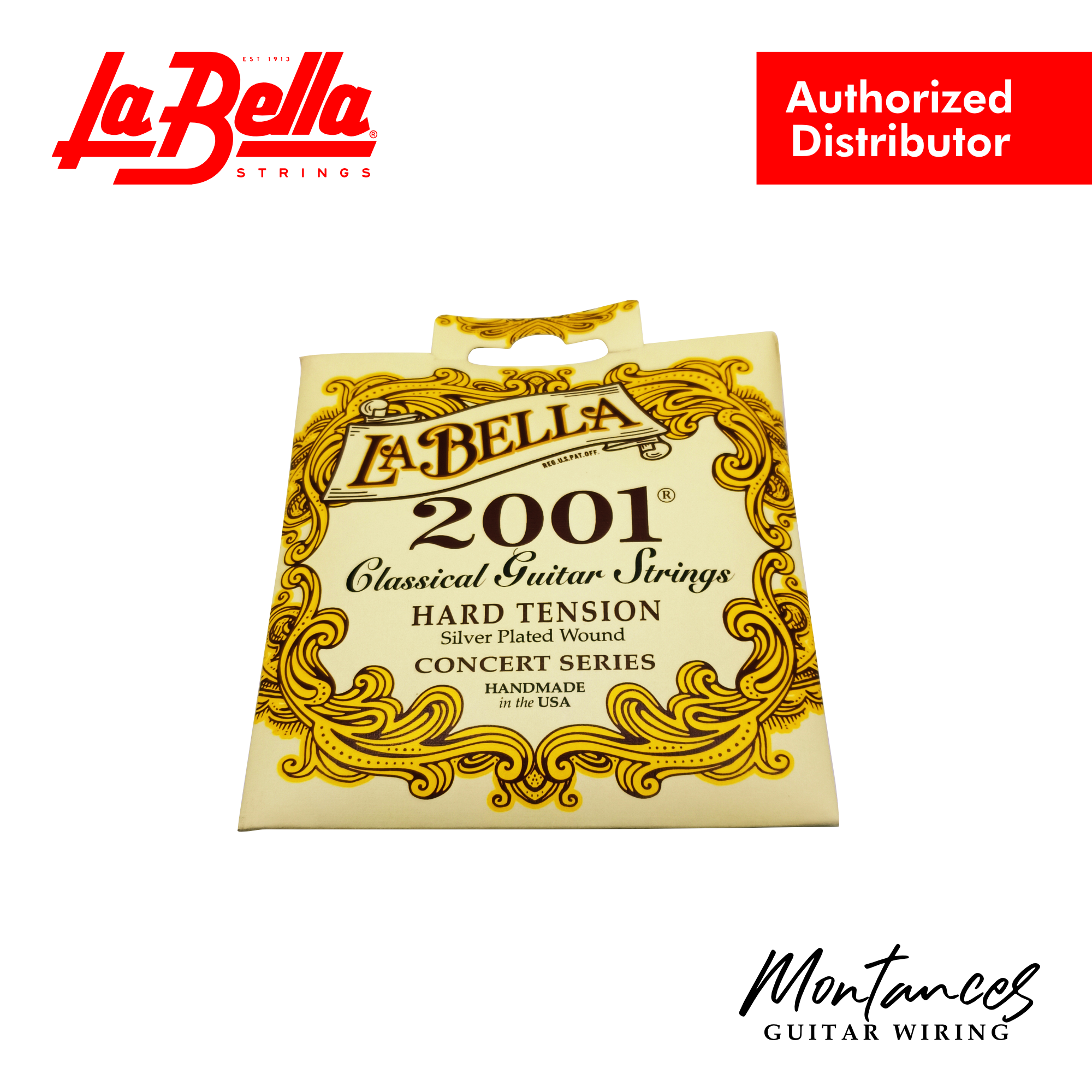 La Bella 2001 Classical - Hard Tension - Classical Guitar Strings