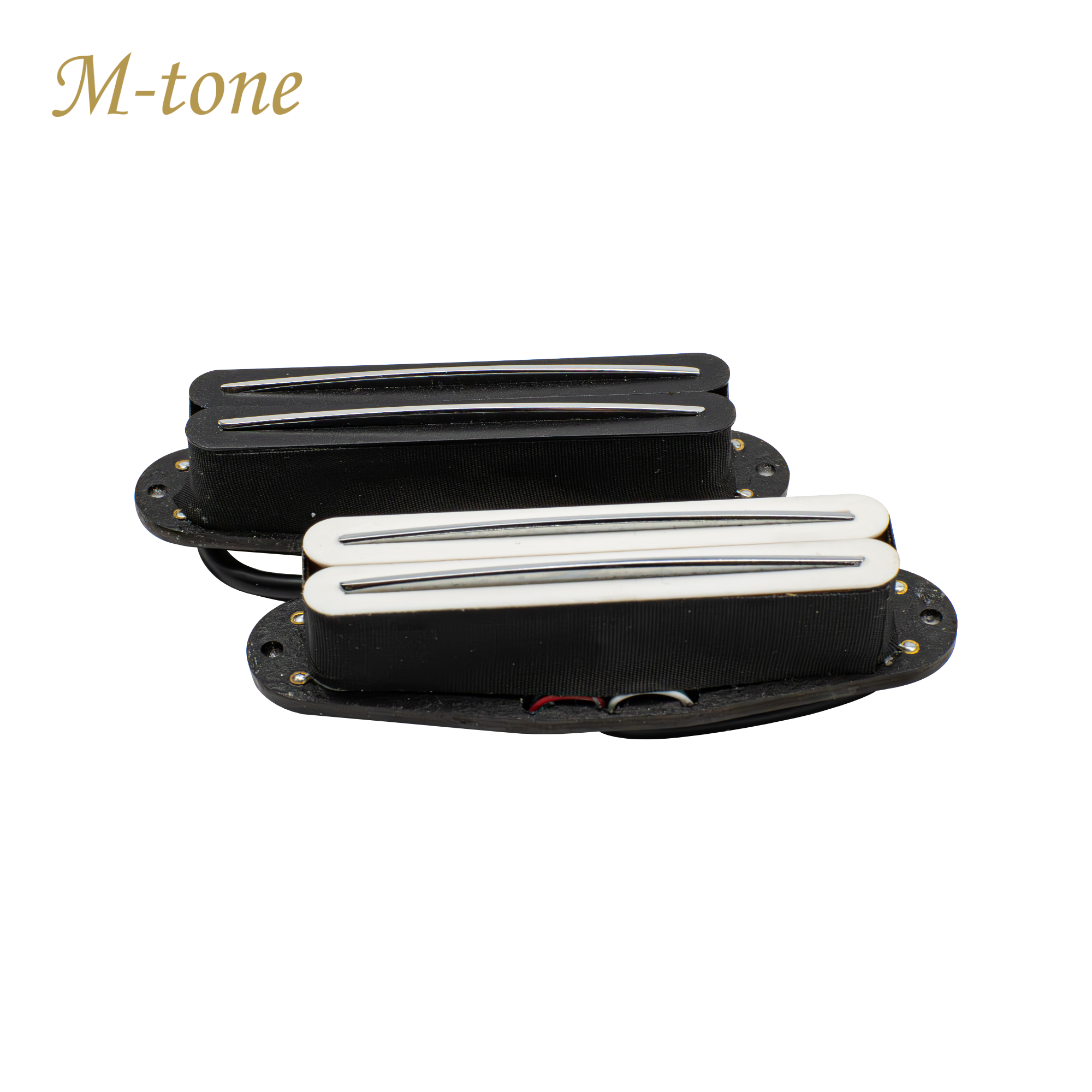 M-Tone Strat Dual Rail Pickups | Alnico 5 | Single-Coil Size Humbucker | High-Output Punch