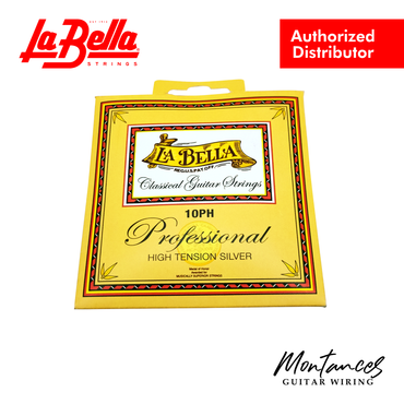 La Bella 10PH Professional High Tension Silver - Classical Guitar Strings