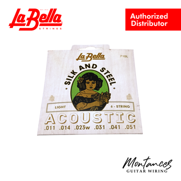 La Bella 710L Silk & Steel - Light - Acoustic Guitar Strings