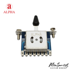 Alpha 3-Way / 5-Way Pickup Selector Switch – Improved Korean-Made Blade Style | For Strat, Tele, PRS & More