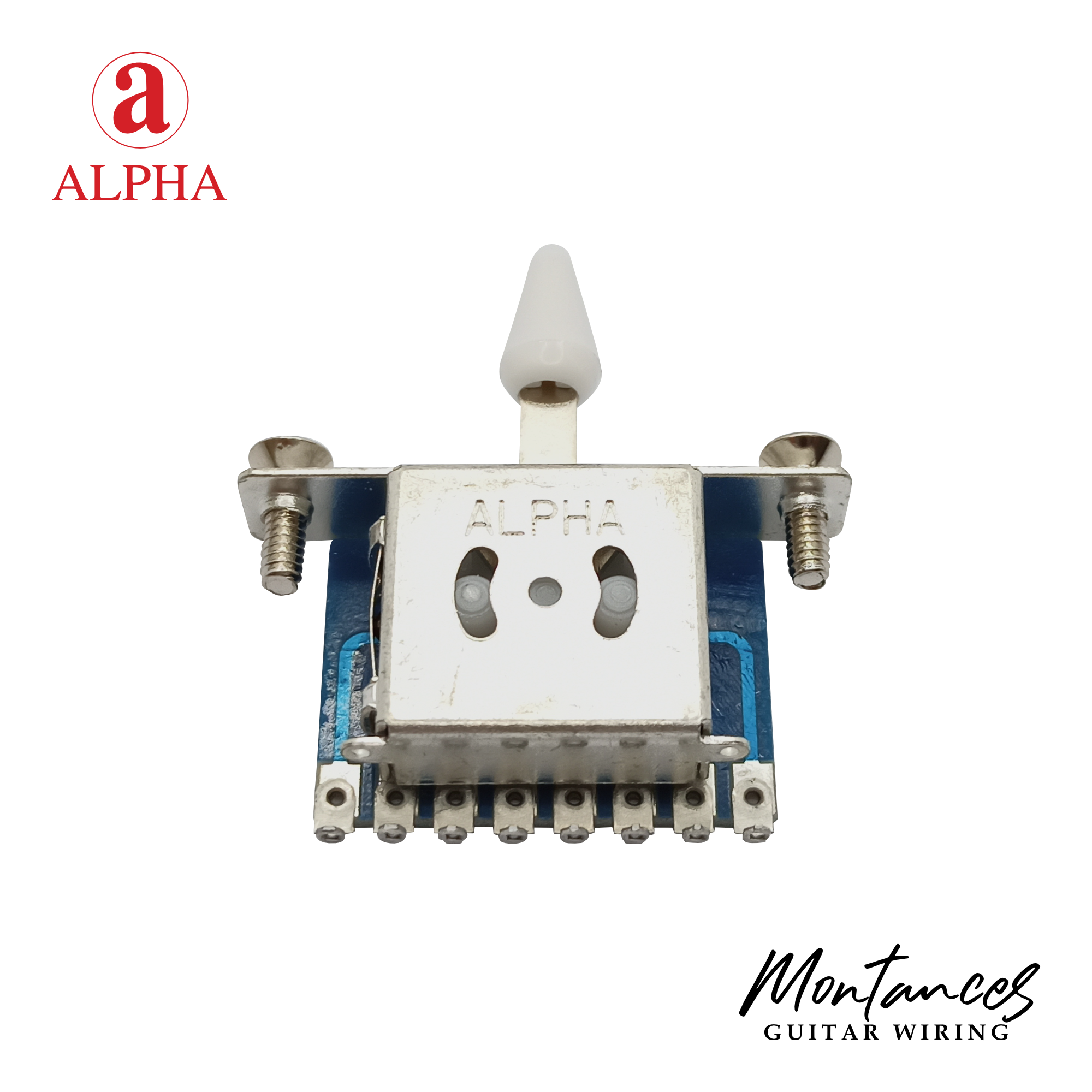 Alpha 3-Way / 5-Way Pickup Selector Switch – Improved Korean-Made Blade Style | For Strat, Tele, PRS & More