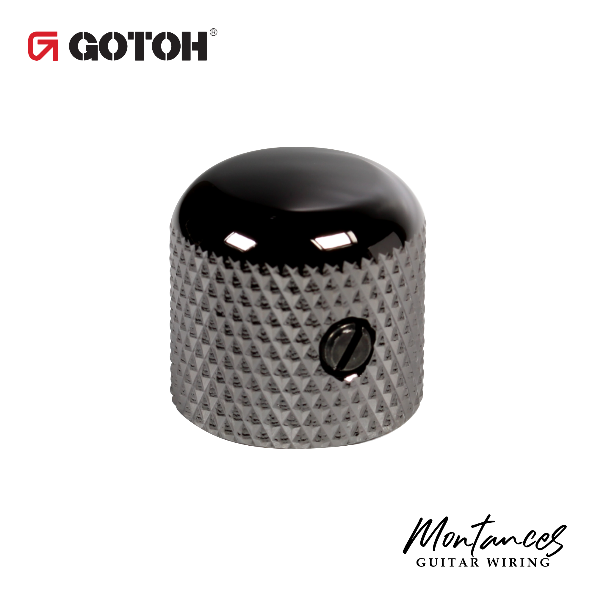 Gotoh® Metal Knobs for 6.0mm Solid Shaft Pots