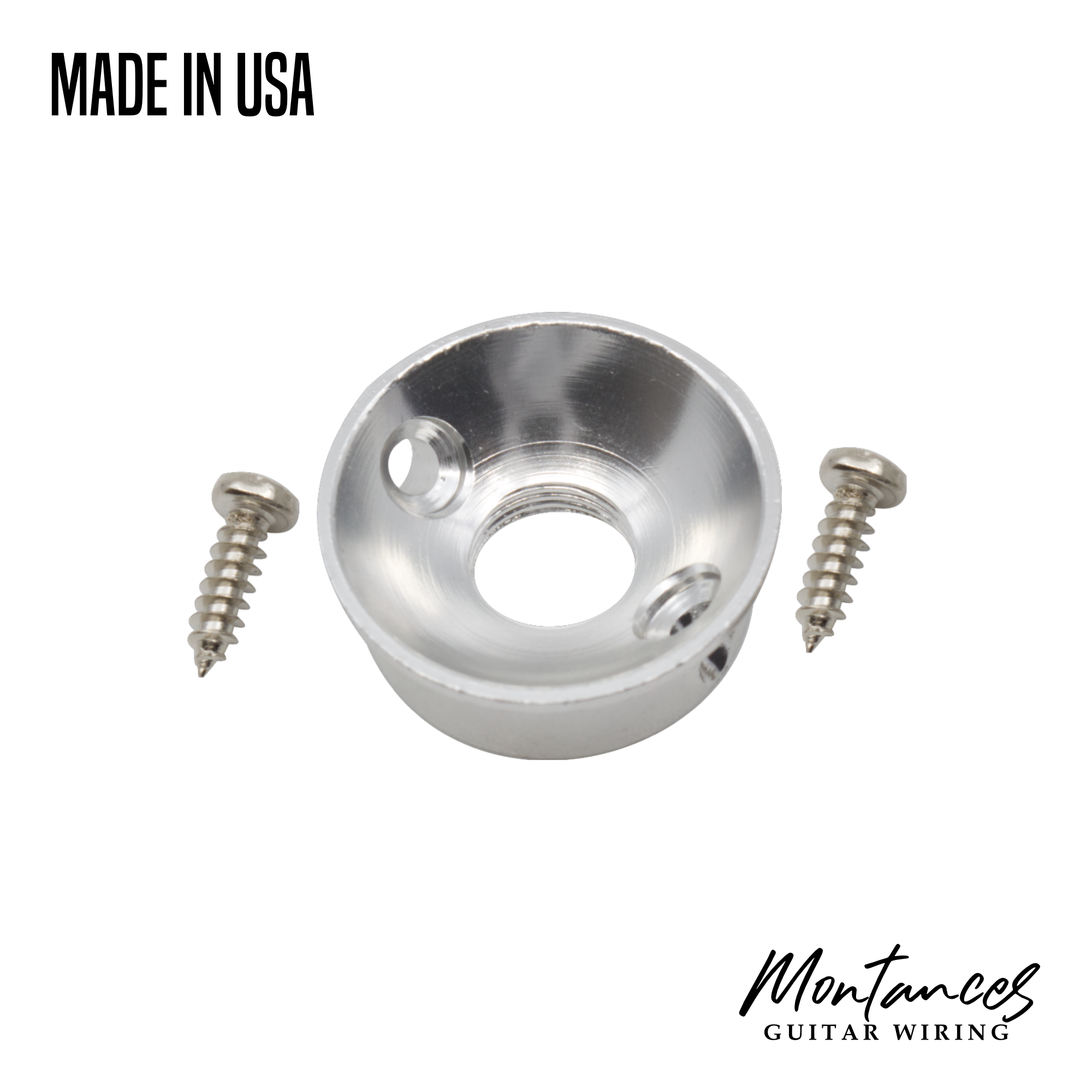 Jack Plate for Telecaster guitars, Electrosocket style made in USA