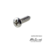 Screws for Pickguard and Control Plate Phillips Head (20pcs) – Multiple Colors | For Electric Guitar & Bass