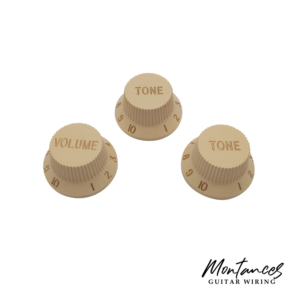 Strat Knobs 18 Splines