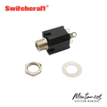Switchcraft Enclosed Stereo TRS Output Jack – Made in USA – ¼" (6.35mm) Premium Jack for Guitars, Basses, Pedals & Active Electronics