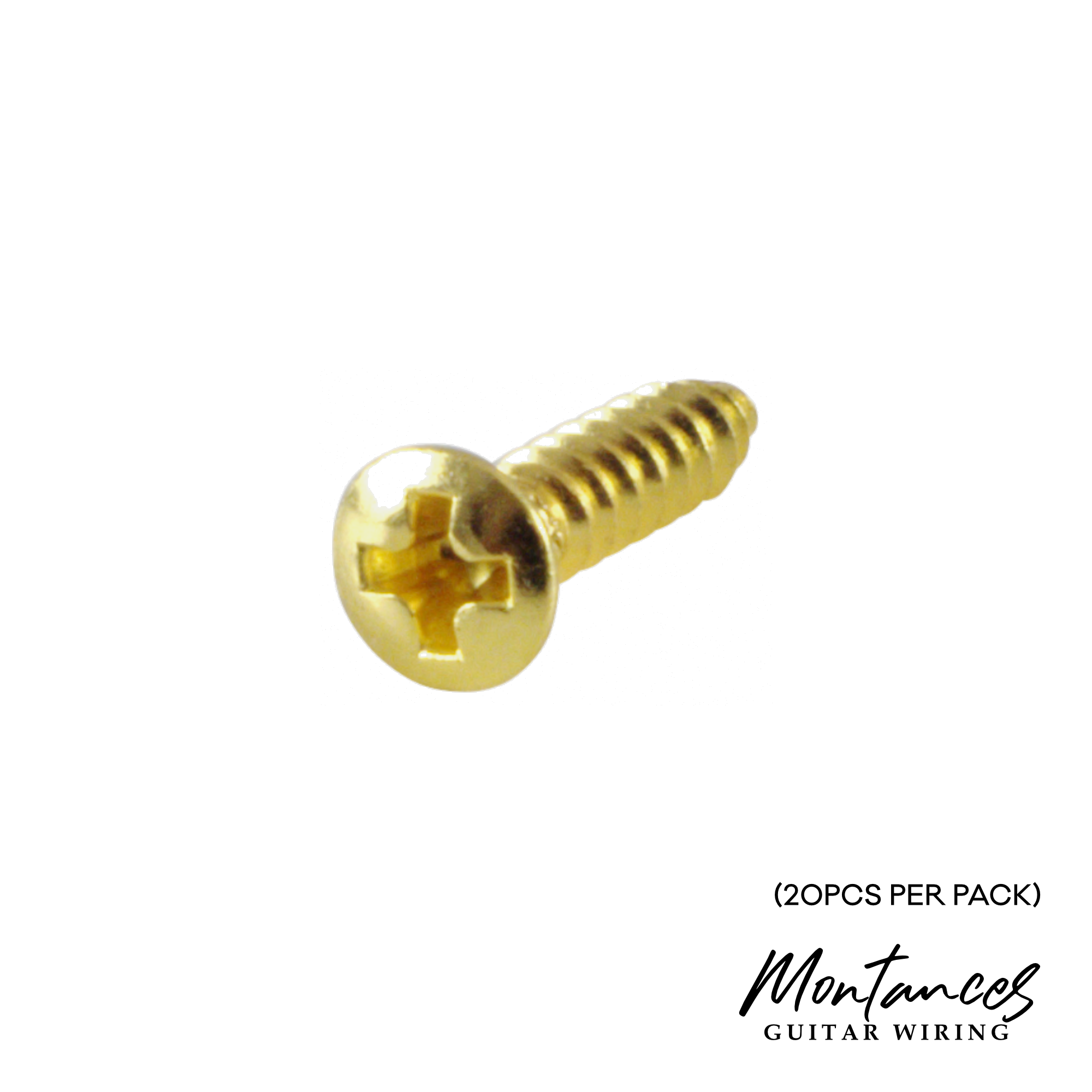 Screws for Pickguard and Control Plates, Phillips (20pcs)