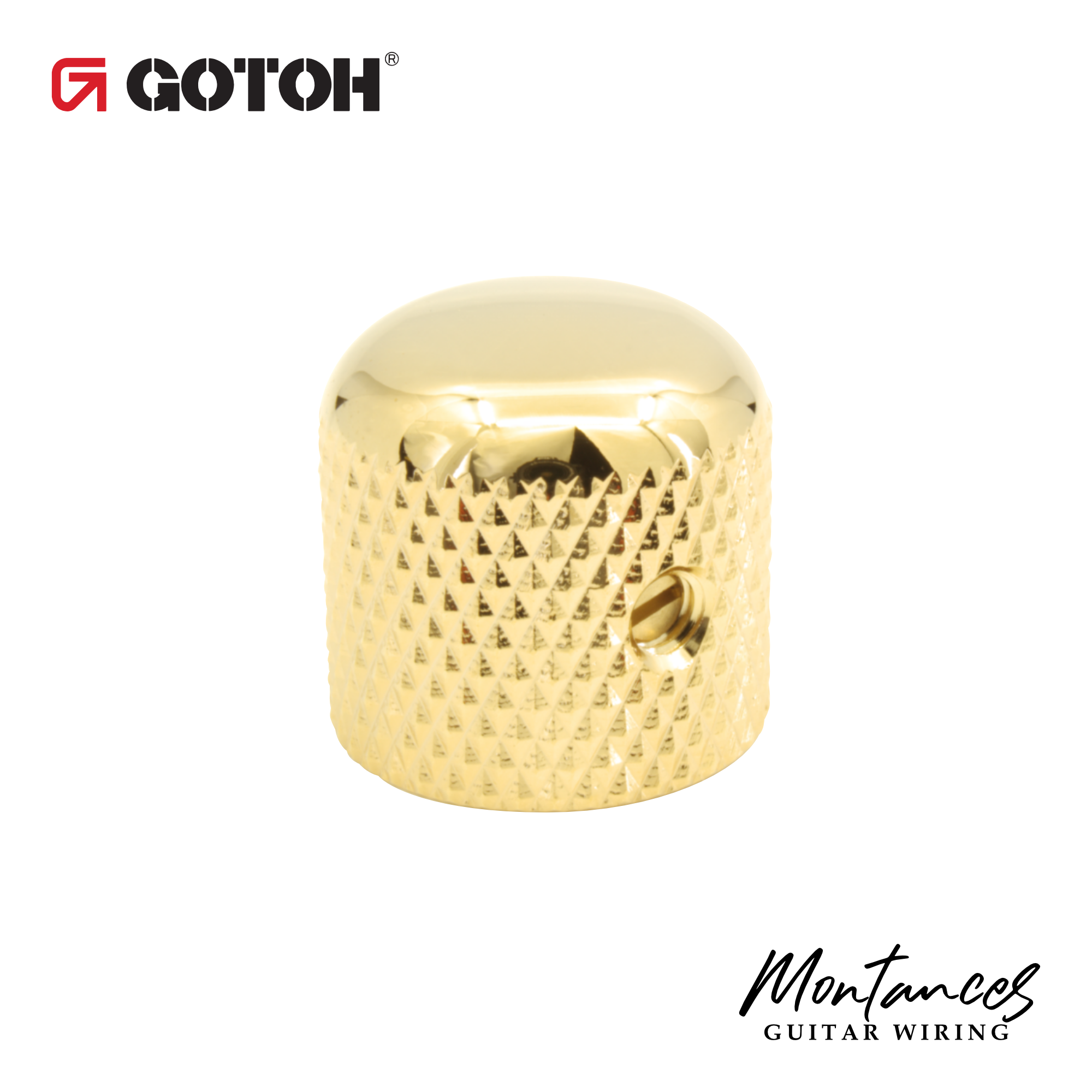 Gotoh® Metal Knobs for 6.0mm Solid Shaft Pots