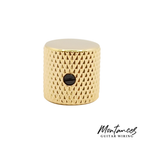 Metal Knobs Flat Top for 6.35mm Solid Shaft