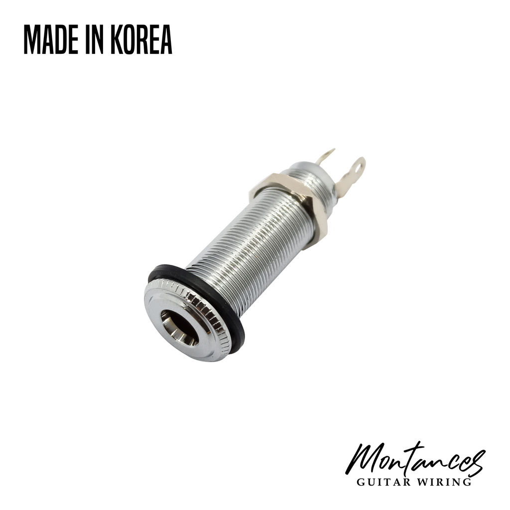 Guitar Output Jack Barrel Type (Stereo and Mono)