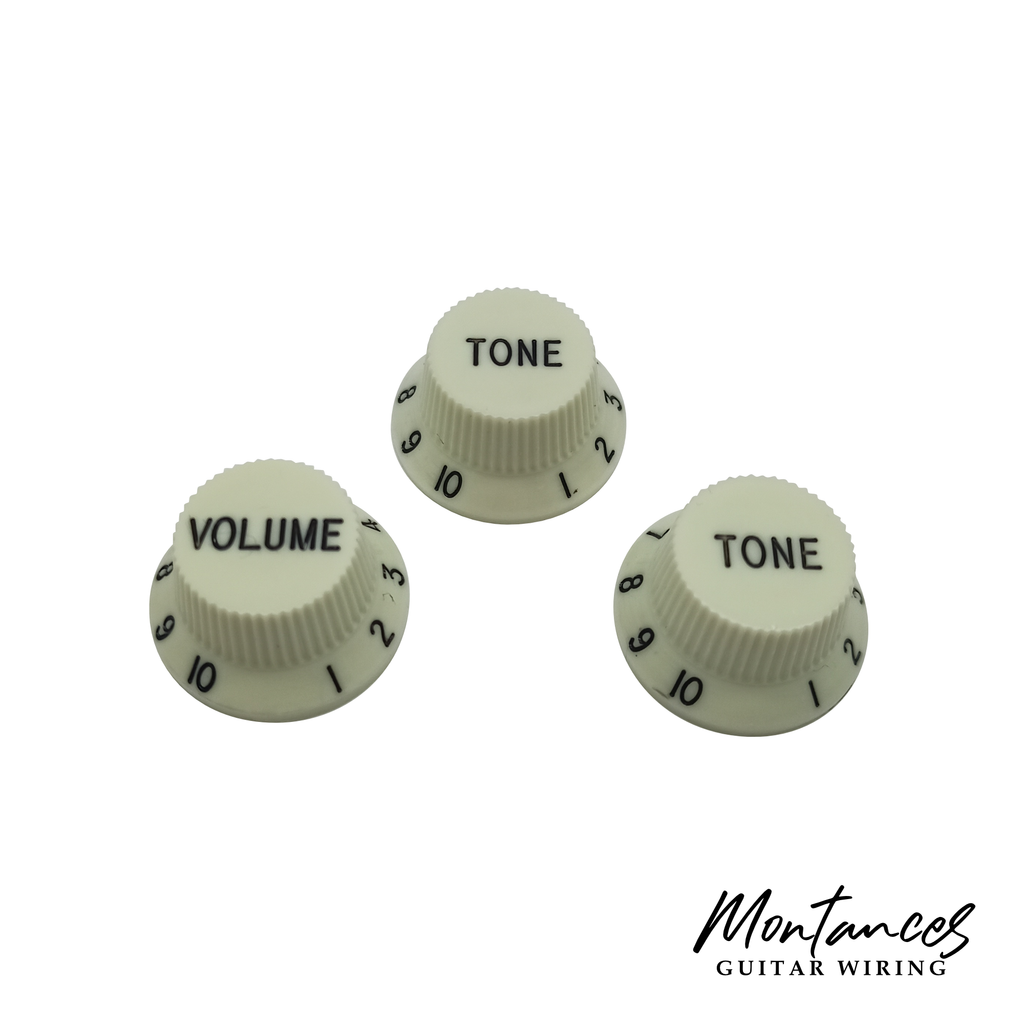 Strat Knobs 24 Splines Made in USA