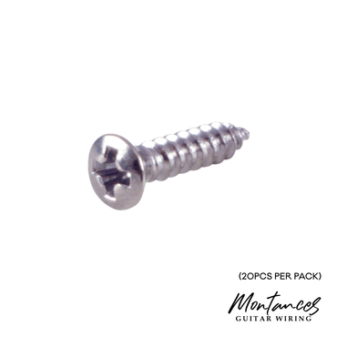 Screws for Pickguard and Control Plates, Phillips (20pcs)