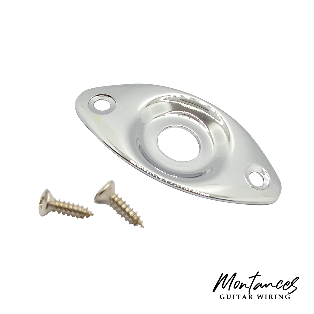 Jack Plate Oval Curved Metal