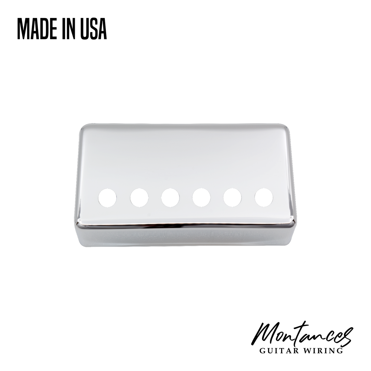 German Nickel Silver Humbucker Pickup Cover 50-53mm (Made in USA)