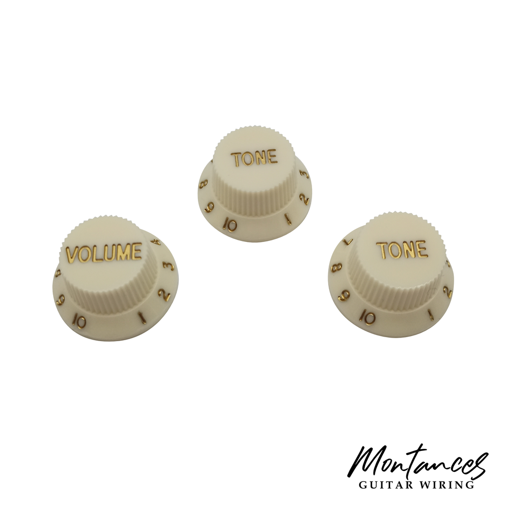 Strat Knobs 18 Splines