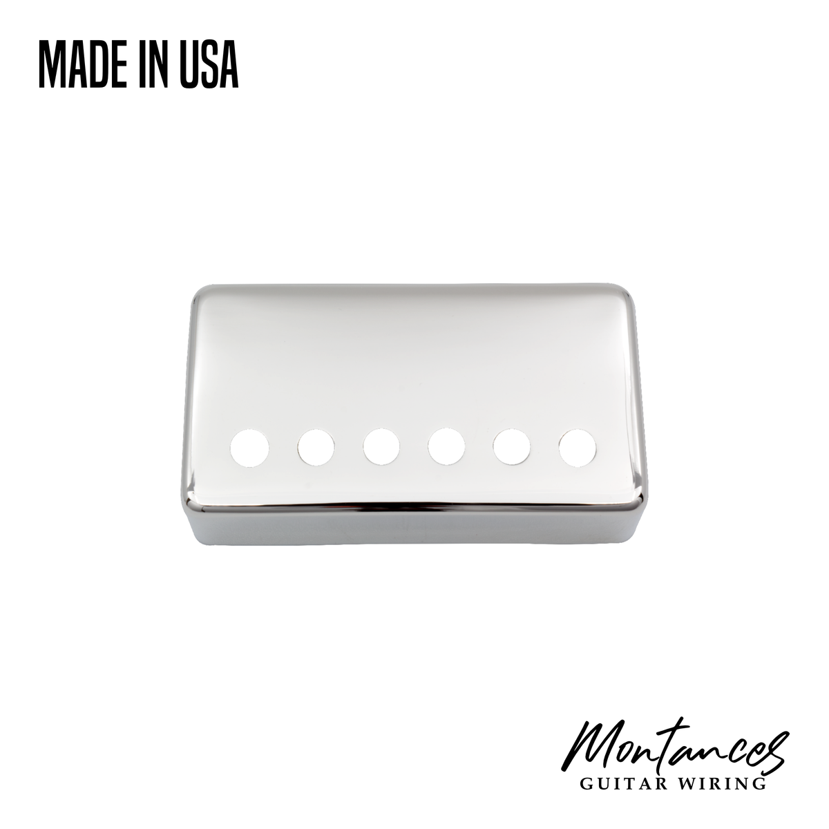 P.A.F. German Nickel Silver Humbucker Pickup Cover 49.2mm (Made in USA)