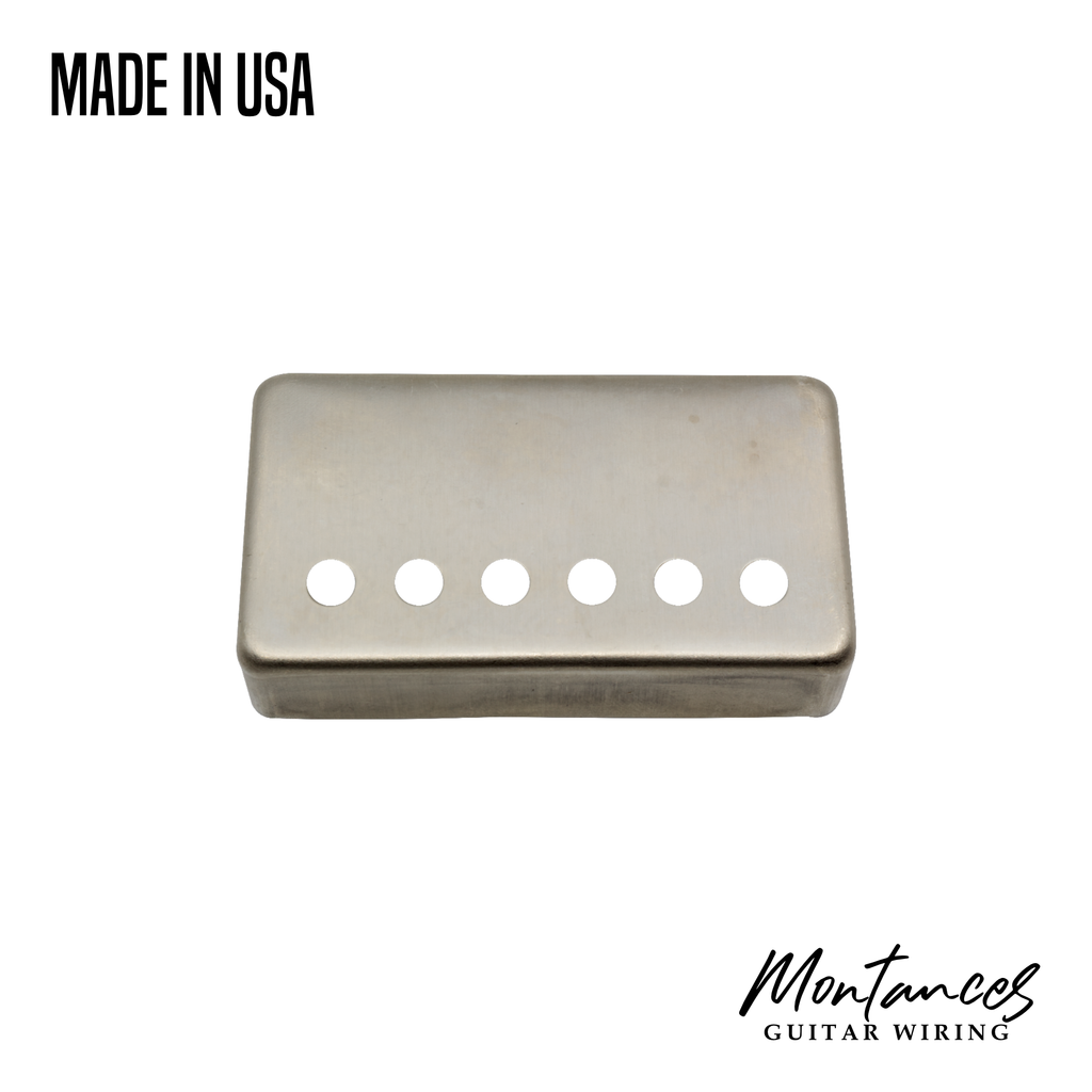 German Nickel Silver Humbucker Pickup Cover 50-53mm (Made in USA)