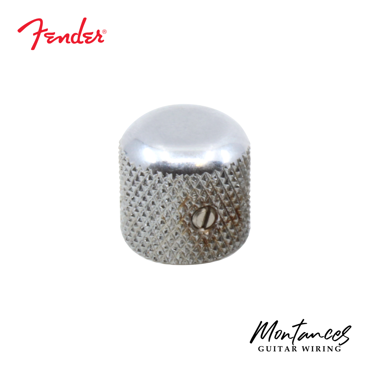 Knobs for Fender® Telecaster, Dome style, with set screw (2pcs)