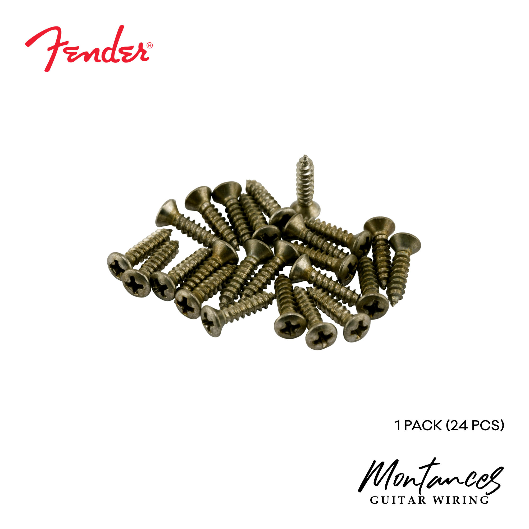 Fender® Screws for pickguards (24pcs)