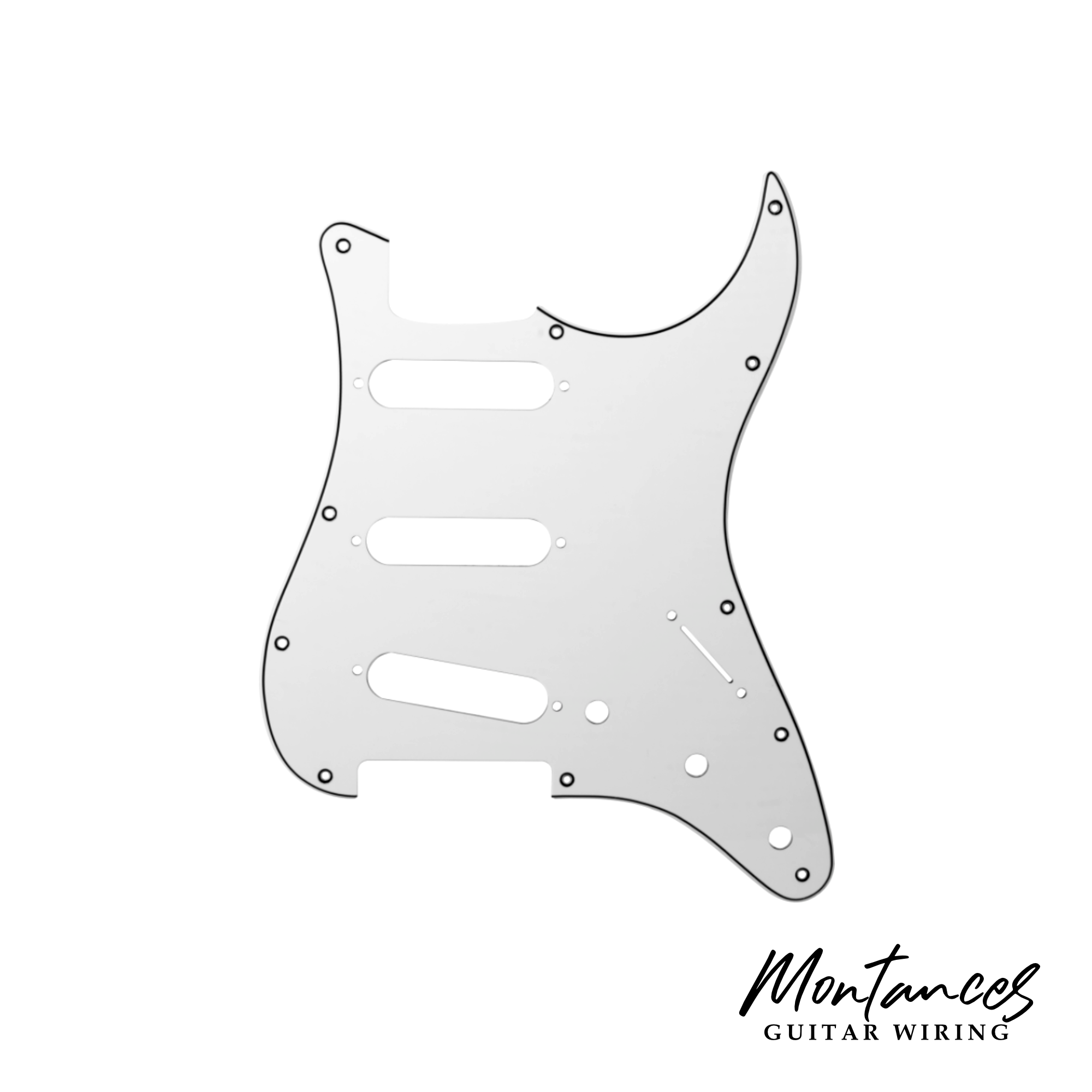 Pickguard for Strat style, 3-Ply, 11 hole
