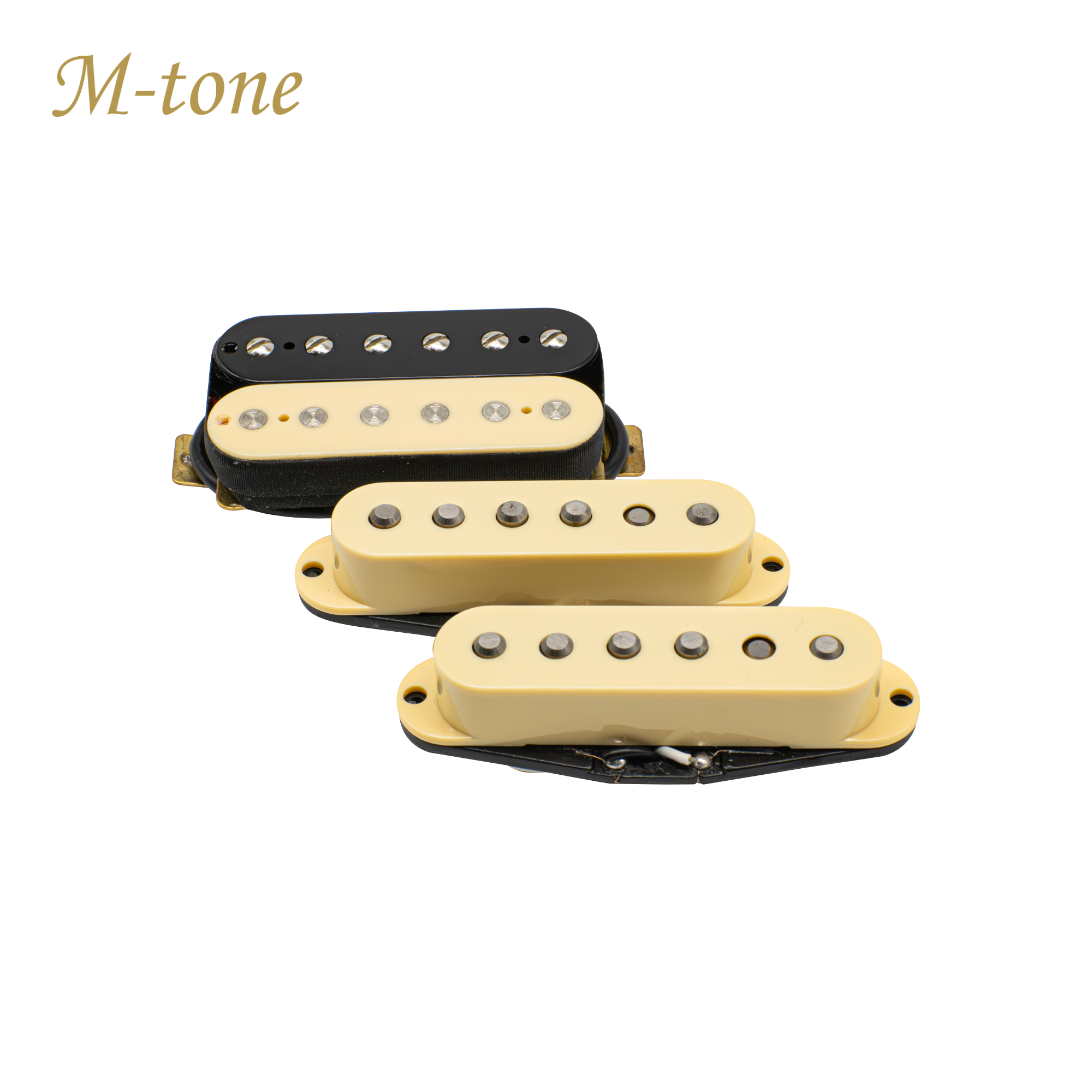 M-Tone HSS Strat Pickup Set | Alnico 2 | Calibrated Set | Warm Vintage Versatility