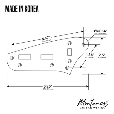 Control Plate for Jaguar Style, Preset, made in Korea