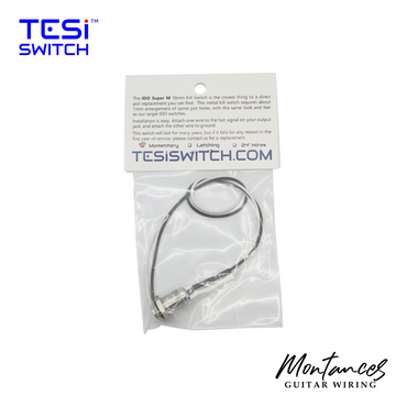 TESI Switch IDO 10mm Guitar Kill Switch Stainless Steel