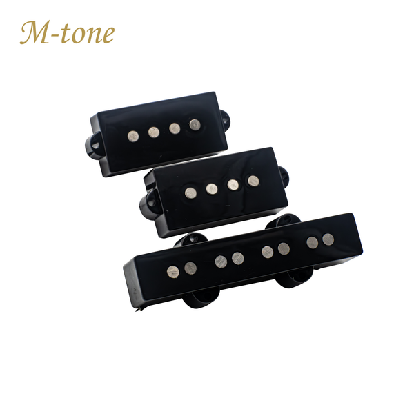 M-Tone Precision-Jazz Bass 4-String | Alnico 5 | Set | Articulate Growl & Punch