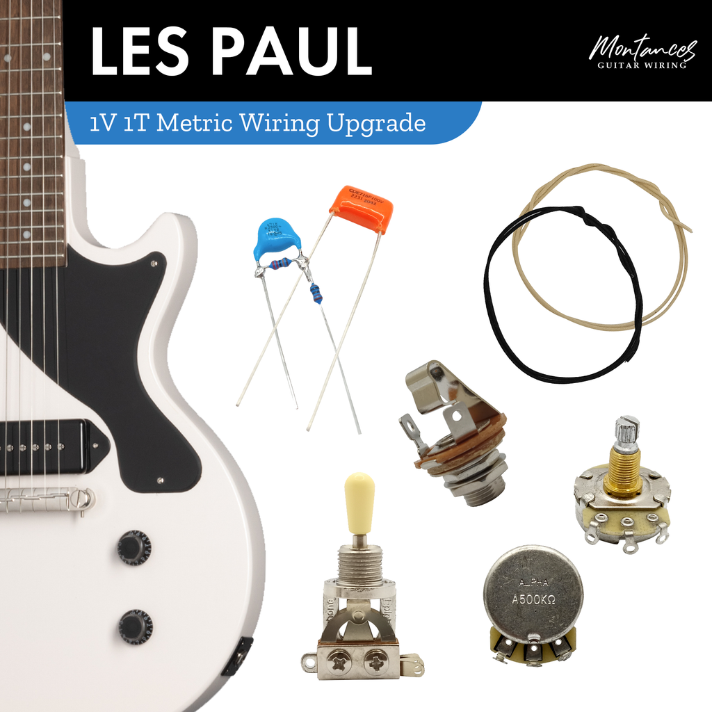 Les Paul Guitar Wiring Kit (Metric Size)
