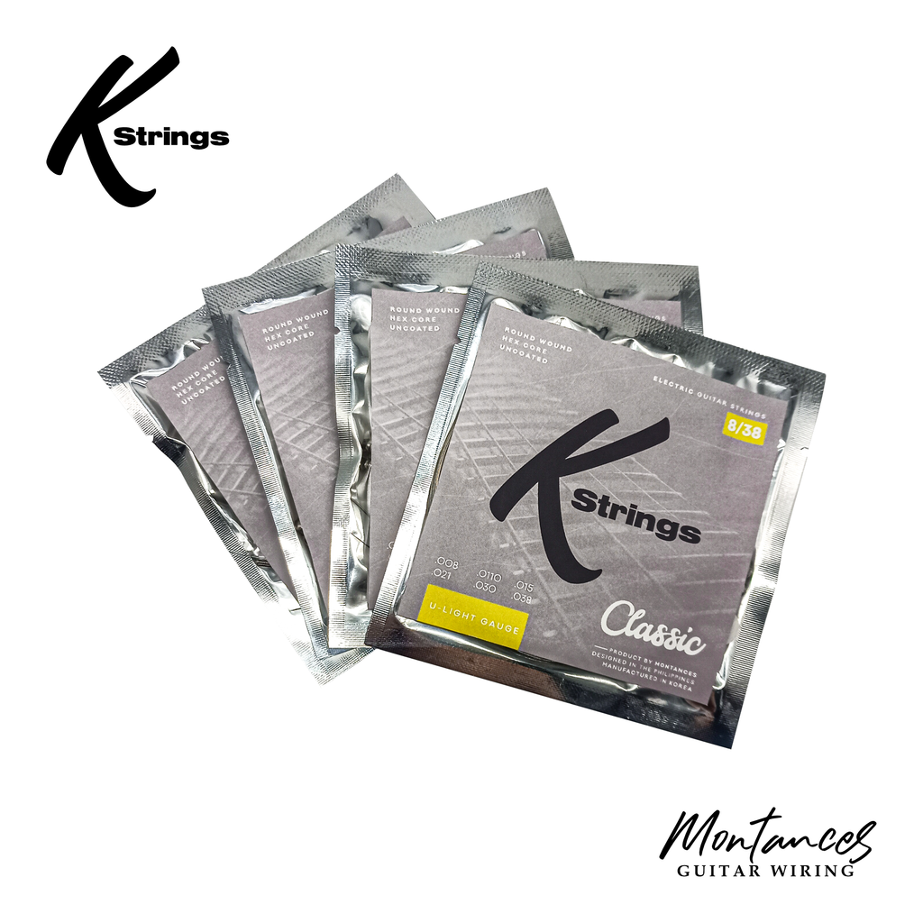K Strings Classic Series | Nickel Wound | 8-38, 9-42, 10-46, 11-50 | Electric Guitar Strings