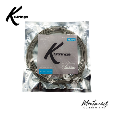 K Strings Classic Series | Nickel Wound | 45-105, 45-135 | Bass Guitar Strings
