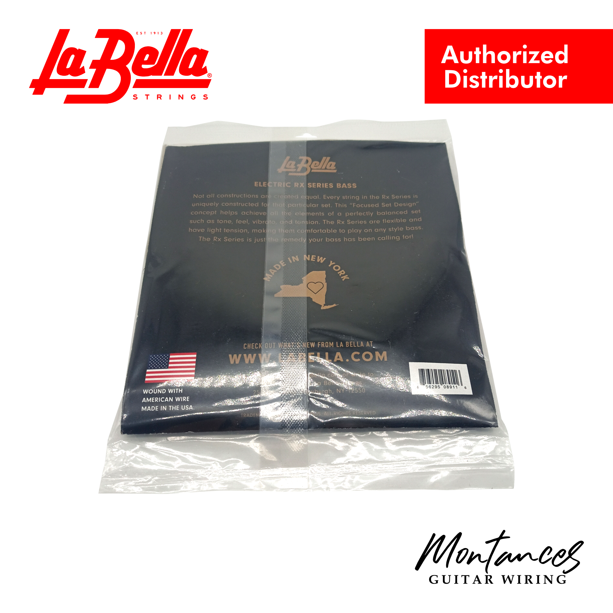 La Bella® RX-N6D Rx Nickel, 30-45-65-85-105-130 - Bass Guitar Strings