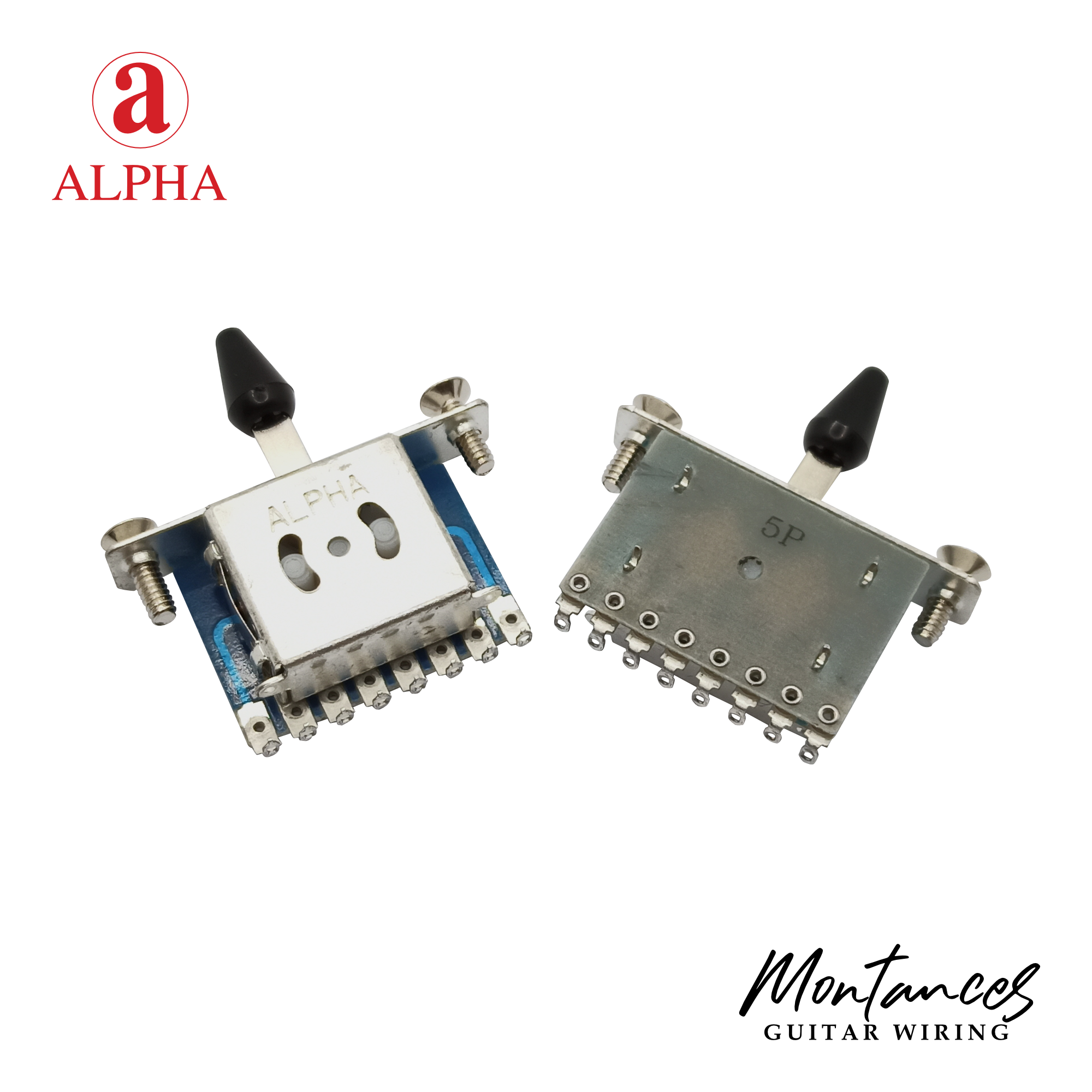 Alpha 3-Way / 5-Way Pickup Selector Switch – Improved Korean-Made Blade Style | For Strat, Tele, PRS & More